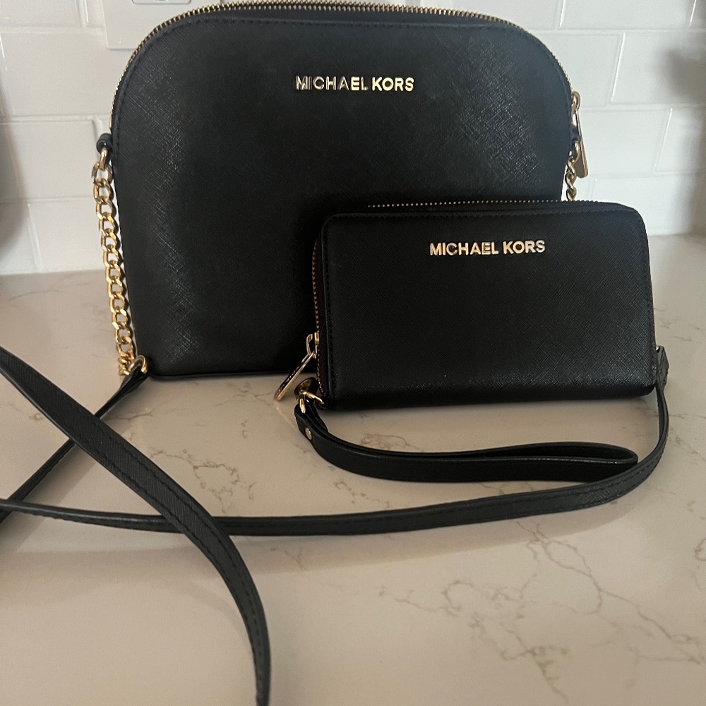 Michael Kors Crossbody and Wallet
